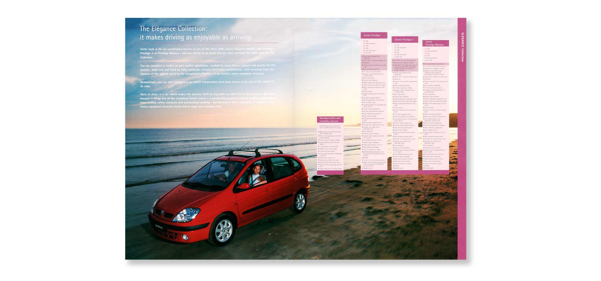 Renault Scenic brochure design