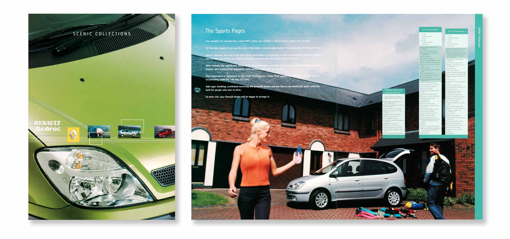Renault Scenic brochure design